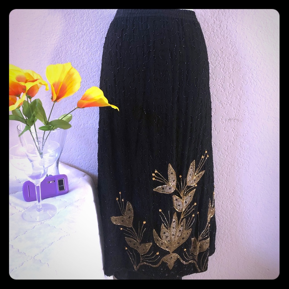 Beads Maxi skirt 2x
